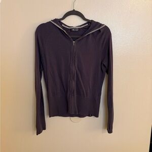 The North Face Women's Dark Purple Zip Hoodie
